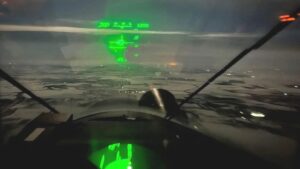 MiG-29 zestrzelił drona Shahed-136 w widowiskowy sposób