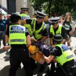 Londyn: Policja zatrzymała ponad 40 aktywistów popierających Palestynę. „Protest przeciwko ludobójstwu”