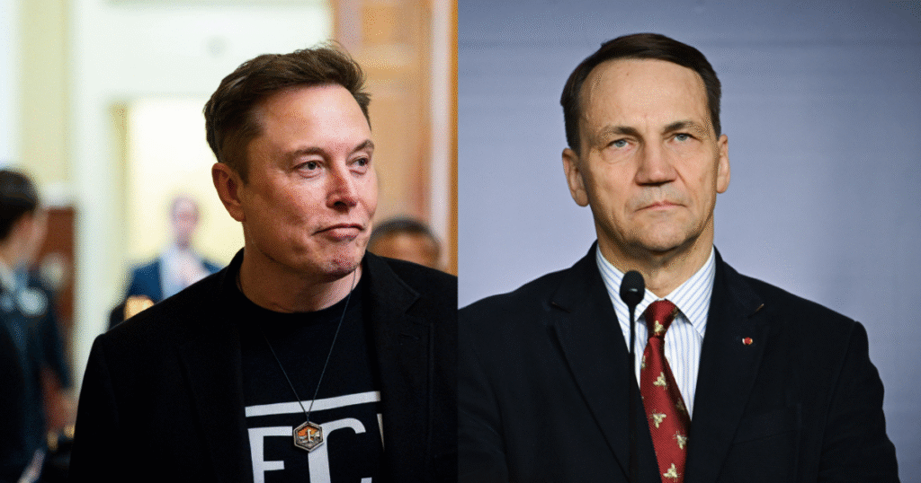 Sikorski złośliwie skomentował wypowiedź Elona Muska, życząc mu powodzenia.