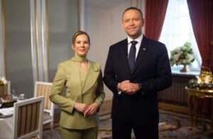 Para prezydencka składa świąteczne życzenia: "Chrystus zmartwychwstał" w opublikowanym nagraniu